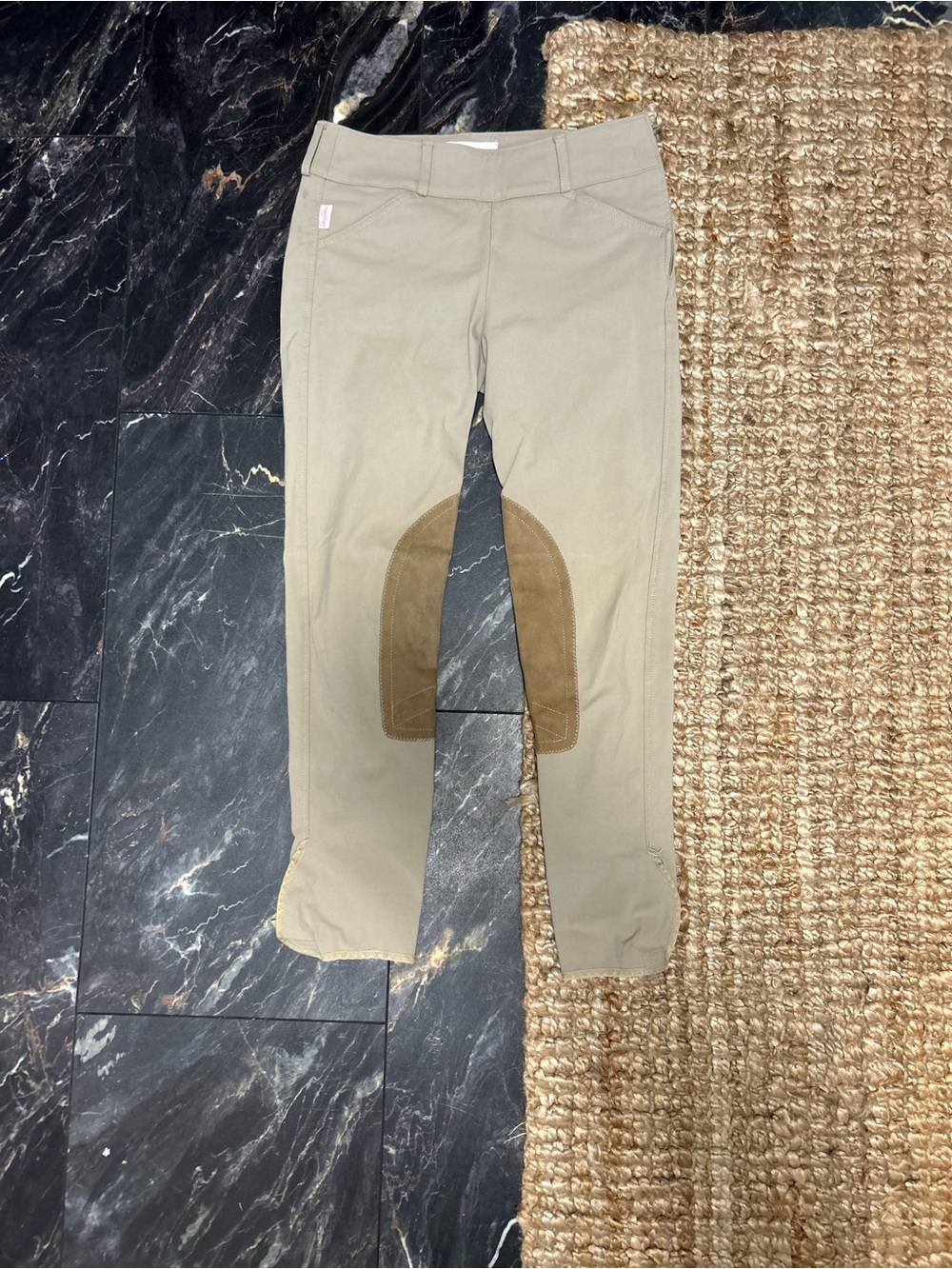 The Tailored Sportsman Tan Trophy Hunter Breeches with zip side 26R
